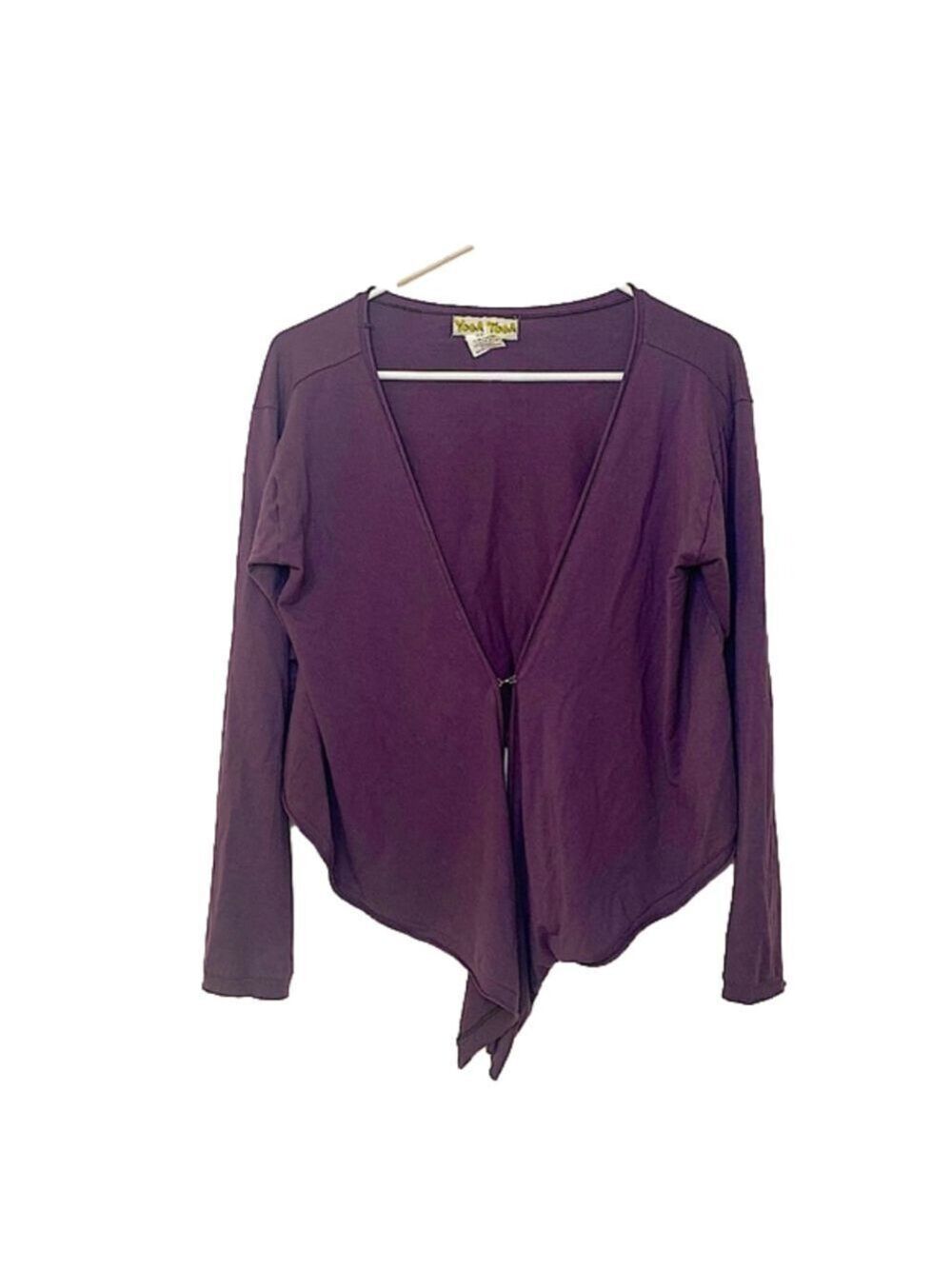 ☀️ YOGA TOGA Purple Wrap Sweater
